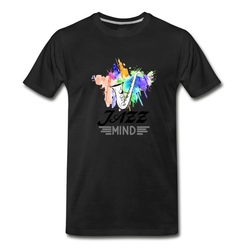 Men's 01 JAZZ MIND T-Shirt - Black