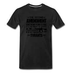 Men's 2nd Amendment Shirt - The Second Amendment T shirt T-Shirt - Black