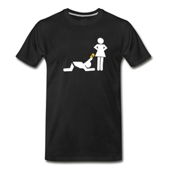 Men's Adult Teenager Funny T-Shirt - Black