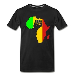 Men's african_black_power T-Shirt - Black