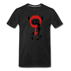 Men's alpha female (2c) T-Shirt - Black