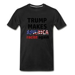 Men's Anti Trump designs T-Shirt - Black