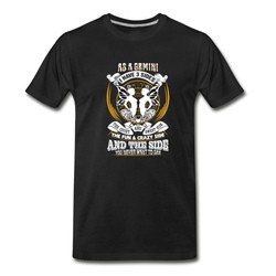 Men's AS a gemini I have 3 sides T-Shirt - Black