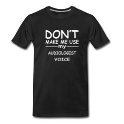 Men's AUDIOLOGIST tshirt my AUDIOLOGIST voice T-Shirt - Black