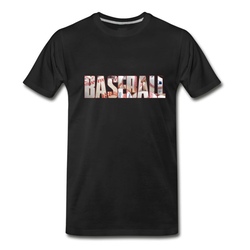 Men's Baseball T-Shirt - Black