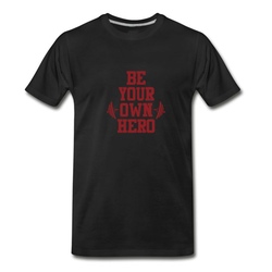 Men's Be Your Own Hero T-Shirt - Black