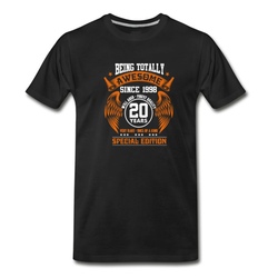 Men's Being Totally Awesome Since 1998 20 Years Old T-Shirt - Black