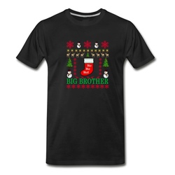 Men's Big Brother Christmas T-Shirt - Black