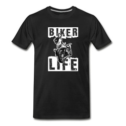 Men's Biker T-Shirt - Black