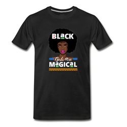 Men's Black Girls Designs T-Shirt - Black