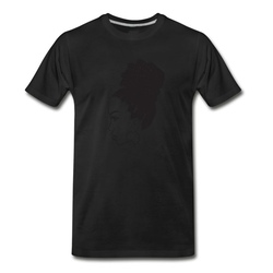 Men's Black Woman Braids Dreads Nubian Princess Queen T-Shirt - Black