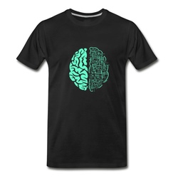 Men's Brain Power T-Shirt - Black