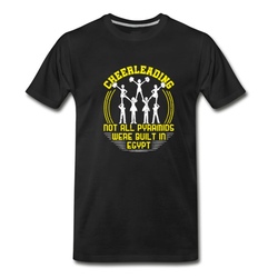 Men's Cheerleading Pyramid T-Shirt - Black