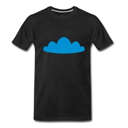 Men's cloud T-Shirt - Black