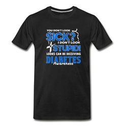 Men's Diabetes Awareness Tee T-Shirt - Black