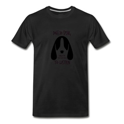 Men's Dog do speak - cat dog mouse pets - gift T-Shirt - Black