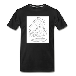 Men's drip sauce T-Shirt - Black