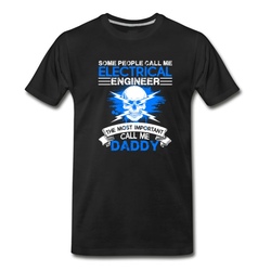 Men's Electrical Engineer Daddy Shirt T-Shirt - Black