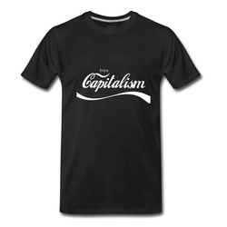 Men's Enjoy Capitalism T-Shirt - Black