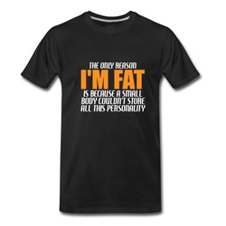 Men's Fat T-Shirt - Black