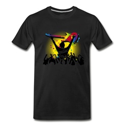 Men's Festival visitors T-Shirt - Black