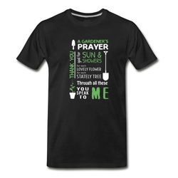 Men's Gardener Prayer Shirt T-Shirt - Black