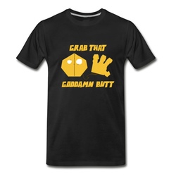 Men's Grab that butt T-Shirt - Black