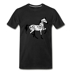 Men's Horse T-Shirt - Black