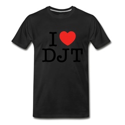 Men's I Heart Donald J Trump T-Shirt - Black