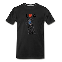 Men's I LOVE DOGS T-Shirt - Black