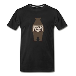 Men's I Need A Hug T-Shirt - Black