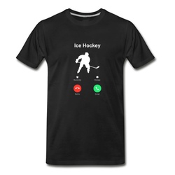 Men's Ice_Hockey T-Shirt - Black