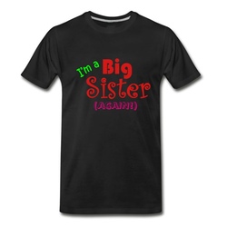 Men's im a big sister (again!) T-Shirt - Black