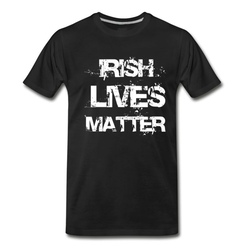 Men's Irish Lives Matter Saint Patricks Day T-Shirt - Black