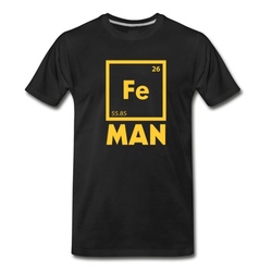 Men's Iron Science T-Shirt - Black