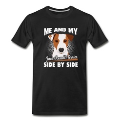 Men's Jack Russell Terrier Shirt T-Shirt - Black