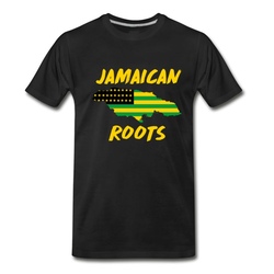 Men's Jamaican design T-Shirt - Black