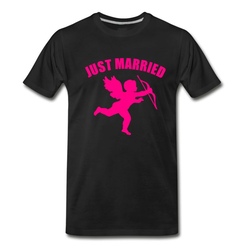 Men's just married T-Shirt - Black