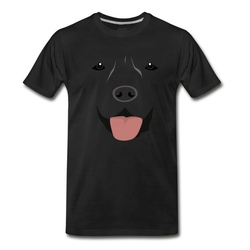 Men's (Labrador Face) T-Shirt - Black