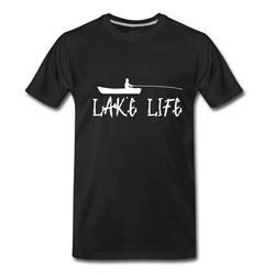 Men's Lake life. T-Shirt - Black