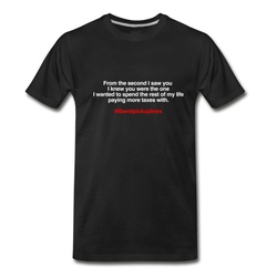 Men's Liberal pick up lines T-Shirt - Black