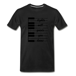 Men's Lights will guide you home I Direction Way Home T-Shirt - Black