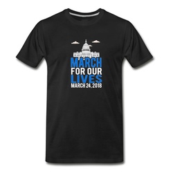 Men's March For Our Lives 2018 New York, Washington T-Shirt - Black