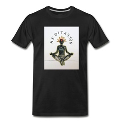 Men's meditation T-Shirt - Black