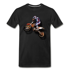 Men's Motocross T-Shirt - Black