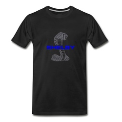 Men's MUSTANG SHELBY LOGO T-Shirt - Black