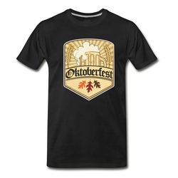 Men's Oktoberfest Shield T-Shirt - Black