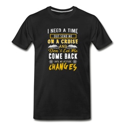 Men's On A Cruise Shirt T-Shirt - Black