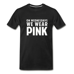 Men's On Wednesdays We Wear Pink T-Shirt - Black