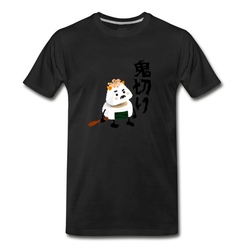 Men's Onigiri Demon (Oni) T-Shirt - Black